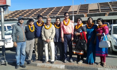 Manish Sharma's Friends and family's Pashupatinath, Manakamana Darshan and Nagarkot Visit